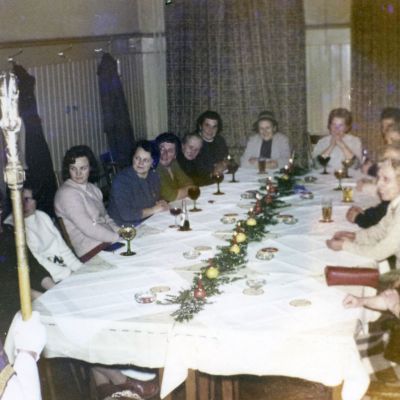 Nikolaus-Hock der Damenabteilung 1961
